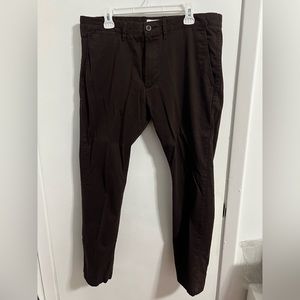 Men's Slim Fit Chino Pants - Goodfellow & Co™ Brown 38x30